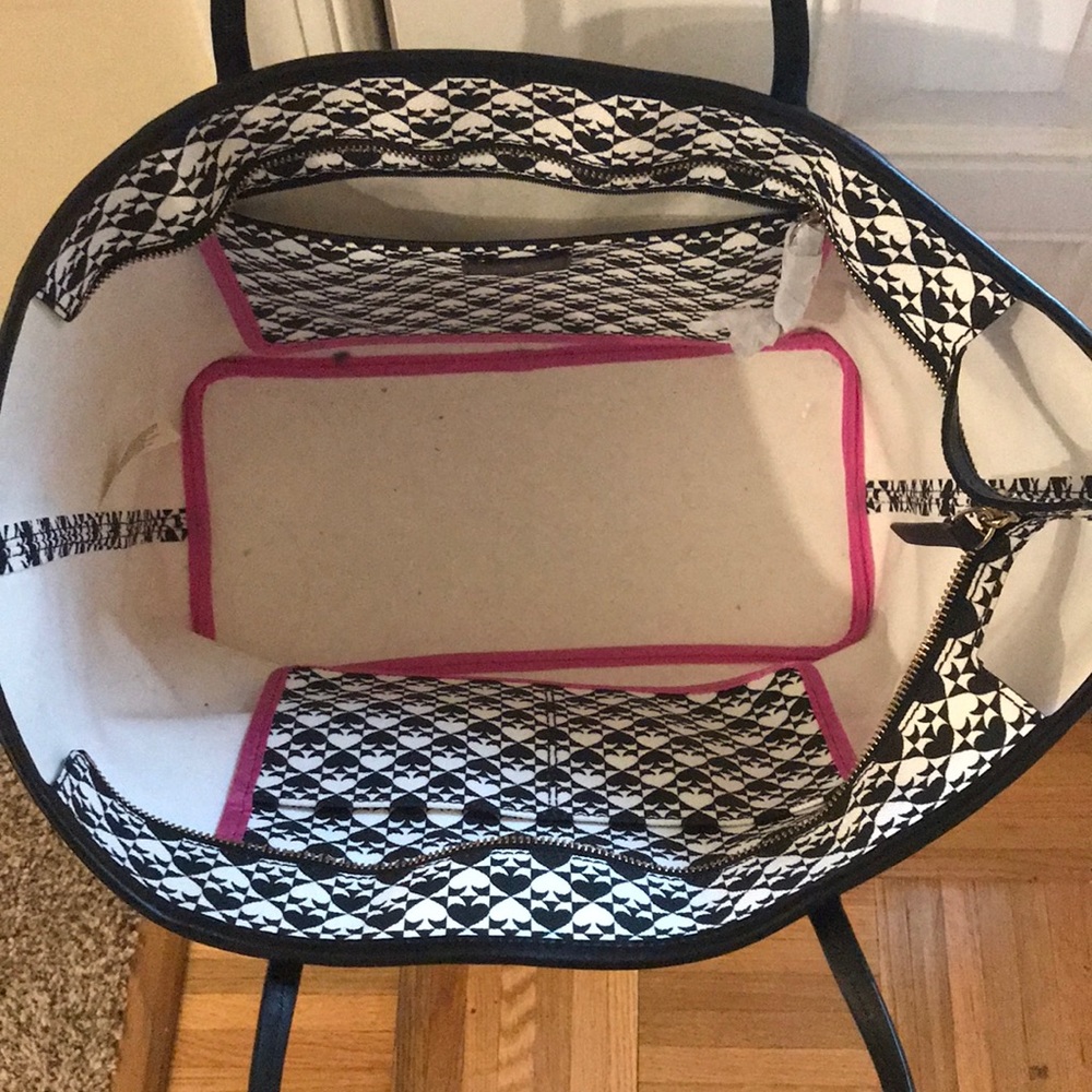 Kate Spade - Spade/Patterned Tote - Picture 3 of 5